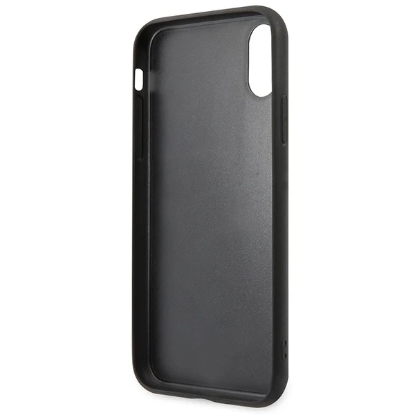 Etui Karl Lagerfeld KLHCI65SAKICKCBK do iPhone XS Max hardcase Saffiano Karl&Choupette Head
