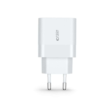 Ładowarka sieciowa C30W 2-Port USB-C - USB PD30W/QC3.0 White