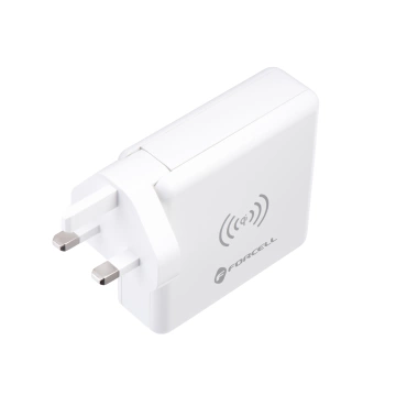 Forcell 4in1 Reiseladegerät 8000mAh QC3.0 USB-C Powerbank Induktion