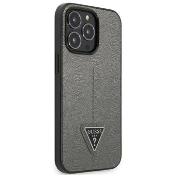 Etui Guess GUHCP13XPSATLG für iPhone 13 Pro Max 6,7" Hardcase SaffianoTriangle Logo