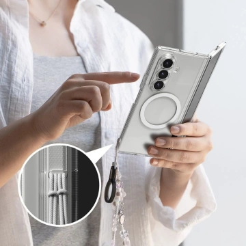 Etui Ringke Fusion MagSafe do Galaxy Z Fold 7 Przezroczyste