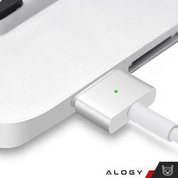 Alogy Ladegerät MacBook Ladegerät Apple MacBook MagSafe 2 T-Typ 45W Netzteil Weiß
