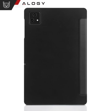 Glashülle für T-Mobile T Tablet 5G 10,36 Zoll Tablet-Hülle Alogy Book Cover Case Schwarz Stylus Free