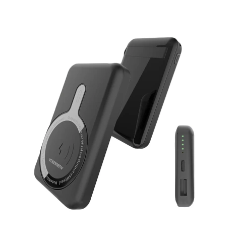 Powerbank Denmen PD MagSafe 10000mAh 15W Kabellos Schwarz