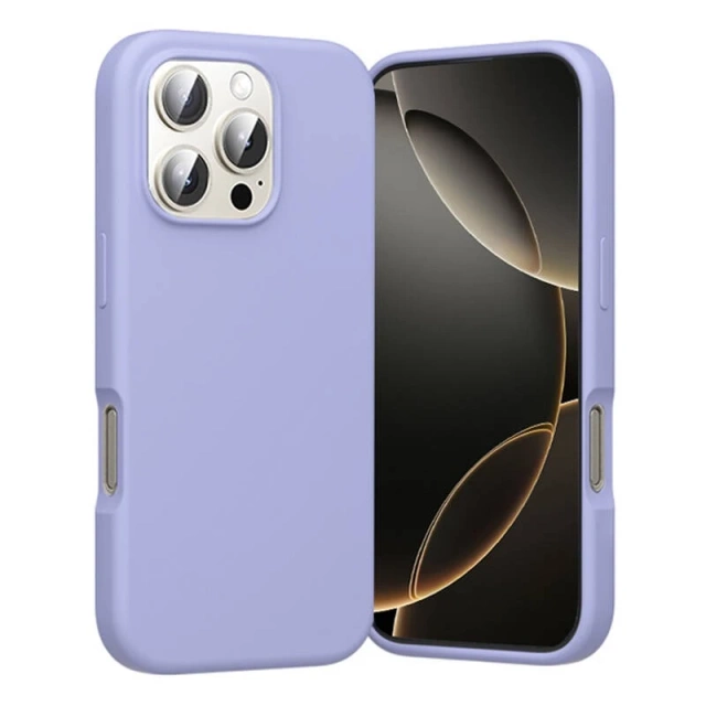 iPhone 16 Pro Max Vention MagSafe Silikonhülle, Fliederviolett