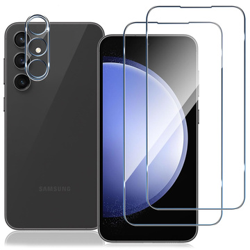 Szkło hartowane do Samsung Galaxy S23 FE 2x na ekran + 1x na obiektywy aparatu Lens Pro+ 9H Alogy zestaw szkieł