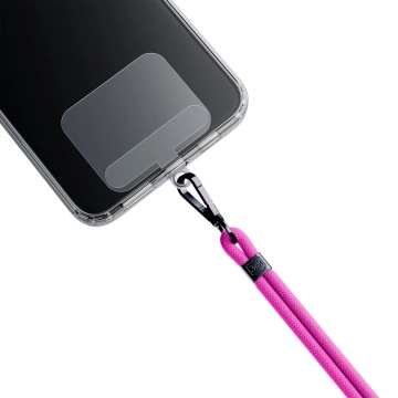 Universelles Smartphone-Lanyard 3mk EasyClip Pink (schwarz)