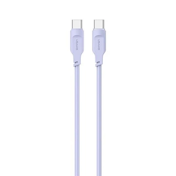 USMAS USB-C auf USB-C PD Schnellladekabel 1,2 m lila