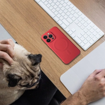 Silikon Mag Cover für IPHONE 14 rot