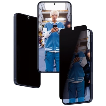 Gehärtetes Glas für Samsung Galaxy S24 PanzerGlass Ultra-Wide Fit Privacy EasyAligner