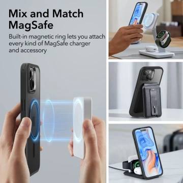 Etui ESR CH Halolock Magsafe für Apple iPhone 15 Frosted Black