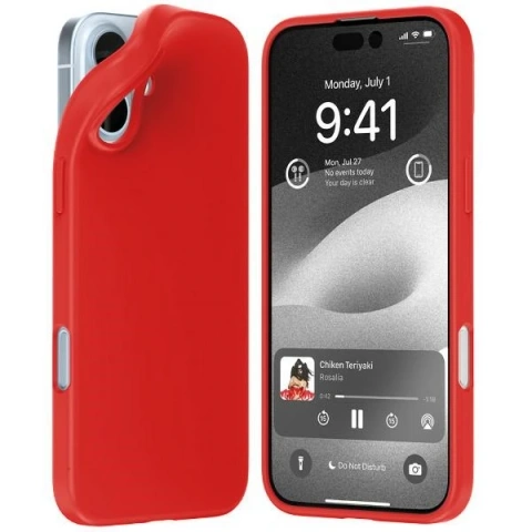 Mercury Soft iPhone 16 Plus 6,7" Hülle Rot