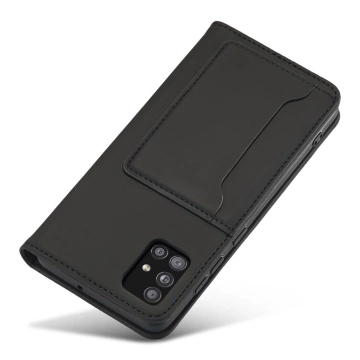 Magnetkartenetui für Xiaomi Redmi Note 11 Pro Pouch Wallet Card Holder Schwarz
