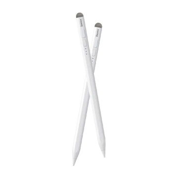 Baseus Stylus aktiver passiver Eingabestift mit Batterieanzeige (weiß)