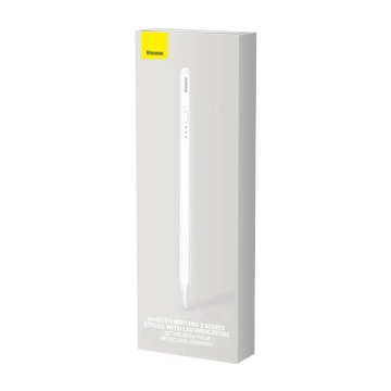 Baseus Stylus Aktivstift mit Batterieanzeige (weiß)