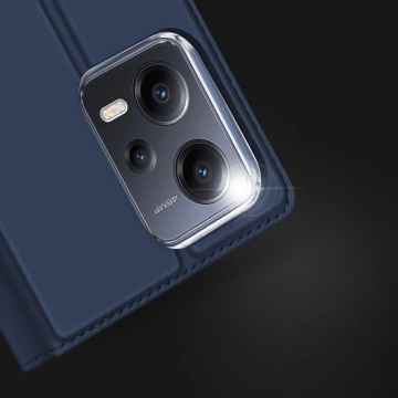 Dux Ducis Skin Pro Hülle für Xiaomi Redmi Note 12 Pro / Poco X5 Pro 5G Cover Flip Card Wallet Stand Blau