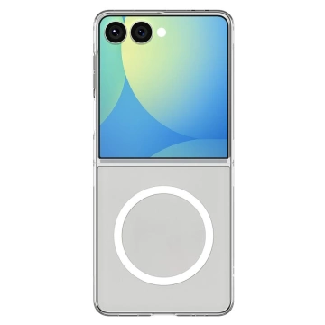 Etui do Galaxy Z Flip 7 Spigen AirSkin Mag MagSafe Clear/White