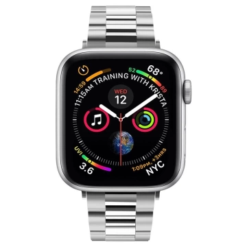 Bransoleta Spigen modern fit band apple watch 4 / 5 / 6 / 7 / 8 / se (38 / 40 / 41 mm) silver