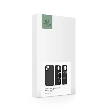 Etui silikonowe MagSafe do iPhone 15 Matte Black