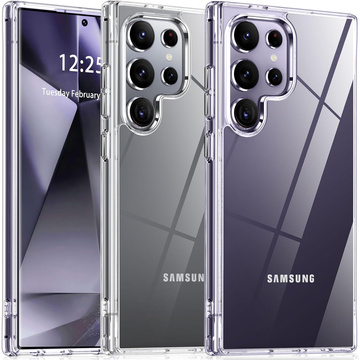 Etui do Samsung Galaxy S24 Ultra obudowa plecki futerał Hybrid Clear Case Alogy Przezroczyste + Szkło