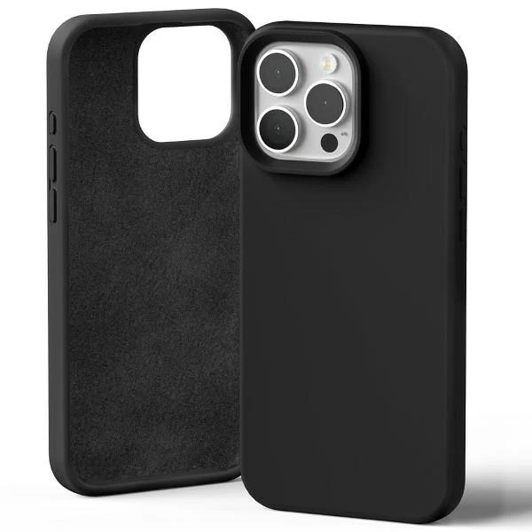 Etui Mercury Silicone do iPhone 16 Pro Max 6,9" Czarny