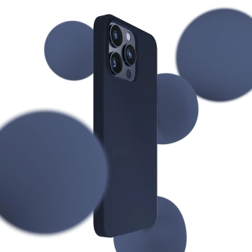 Etui 3mk Silicone Case Dark Navy do Apple iPhone 16 Pro
