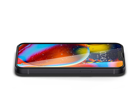 Szkło hartowane Spigen Glas.tR Slim FC do etui do Apple iPhone 13 Mini Black