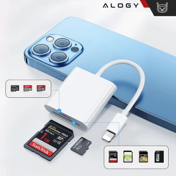 Alogy SD-Micro-Kartenleser für iPhone iPad Lightning-Adapter