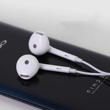 Original OPPO MH156 Stereo-Ohrhörer Klinke 3,5 mm Weiß Bulk