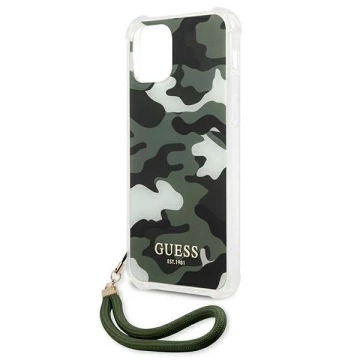 Guess GUHCP12LKSARKA iPhone 12 Pro Max 6,7 "Grün / Khaki Hardcase Camo Collection