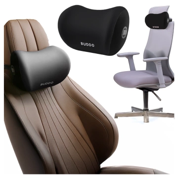 Alogy Autokissen Kopfstütze Memory Foam Schwarz