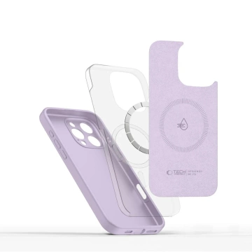 Etui Tech-Protect Liquid Silicone MagSafe iPhone 16 Pro Mauve