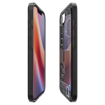 Etui für iPhone 16e Spigen Ultra Hybrid Mag MagSafe Zero One Schwarz