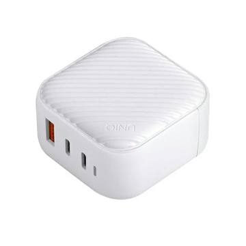 UNIQ Wandladegerät Verge Pro 66W Gan USB-C weiß/wolkenweiß