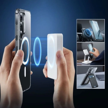 Etui do Samsung Galaxy S25+ Plus Clear ESR Classic Hybrid HaloLock MagSafe