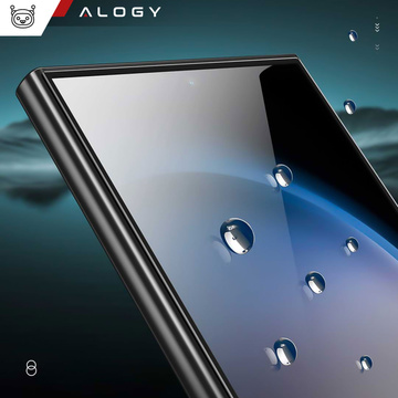 Gehärtetes Glas für die hüllenfreundliche Alogy Full Glue-Hülle für das Samsung Galaxy S24 Ultra Black