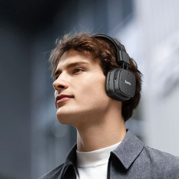 HOCO kabellose Bluetooth-Kopfhörer W56 schwarz