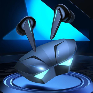 AWEI Bluetooth 5.0 T23 TWS Gaming-Kopfhörer-Dockingstation schwarz