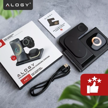 Ładowarka bezprzewodowa dla Samsung: Stacja ładowania bezprzewodowa 3 w 1 do Samsung Galaxy Watch 7/6/5/4/3 Pro Classic, Galaxy Buds do S25 Ultra, S24 , S23, S22, S21, S20, Note 20/10, Z Fold