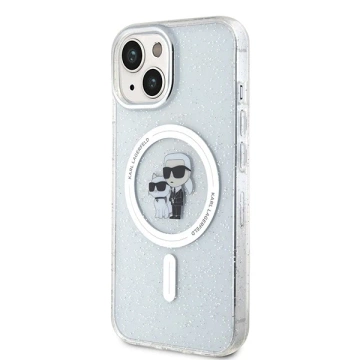 Etui Karl Lagerfeld KLHMP15SHGKCNOT für iPhone 15 6,1" transparentes Hardcase Karl