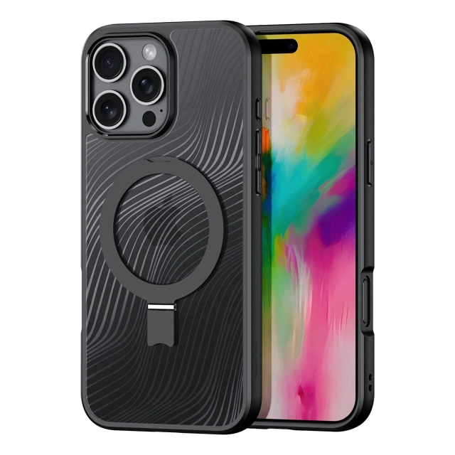 Etui Ochronne do iPhone 16 Pro Dux Ducis Aimo Mag Czarny