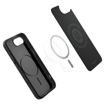 Etui do iPhone 16e Spigen Liquid Air Mag MagSafe Matte Black