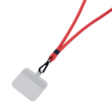 Uniwersalna smyczka do smartfona 3mk EasyClip Red (black)