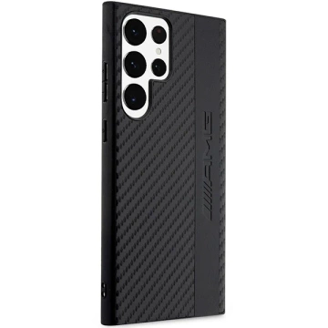 Etui AMG AMHCS23LBLSCA für Samsung Galaxy S23 Ultra S918 Czarny/Black Hardcase Carbon Stripe