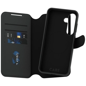 Etui CARE do Samsung Galaxy S25 by PanzerGlass Feature Tango Wallet 2w1 Czarny