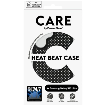 Etui CARE do Samsung Galaxy S25 Ultra by PanzerGlass Feature Case Czarny