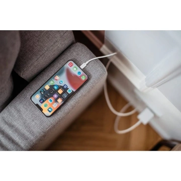 Kabel USB-C do Lightning 1m Forcell MFi Apple PD 30W CarPlay Biały