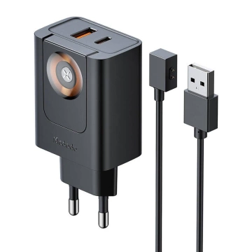 McDodo 2in1 USB-C USB-A 30W Ladegerät Schwarz