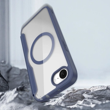 Etui ochronne Dux Ducis Skin X Pro z MagSafe na iPhone 16e – niebieskie