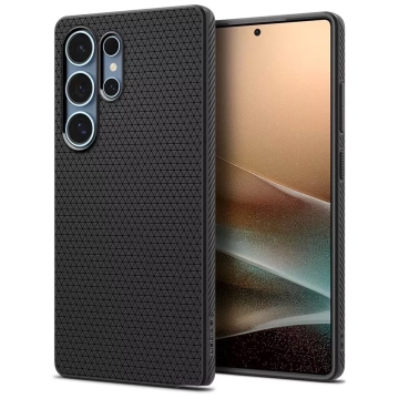 Samsung Galaxy S25 Ultra Hülle Schutzhülle Spigen Liquid Air Matt Schwarz
